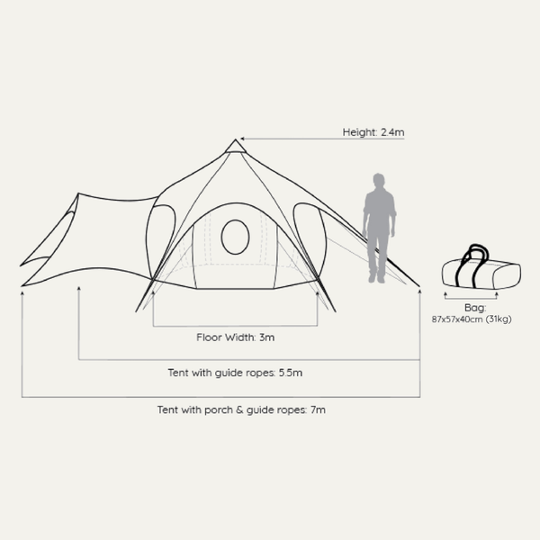 Inflatable Tent - Lotus Air Bud - Lotus Belle UK