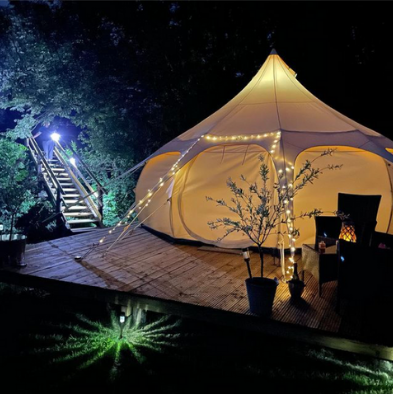 How to add festive sparkle to your tent!