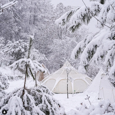 Our Favourite Winter Glamping Instagram Shots